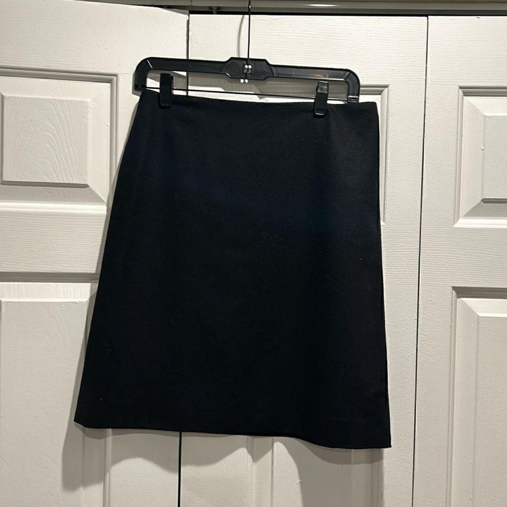 French Connection Black Wool/Cashmere Skirt, Size 6